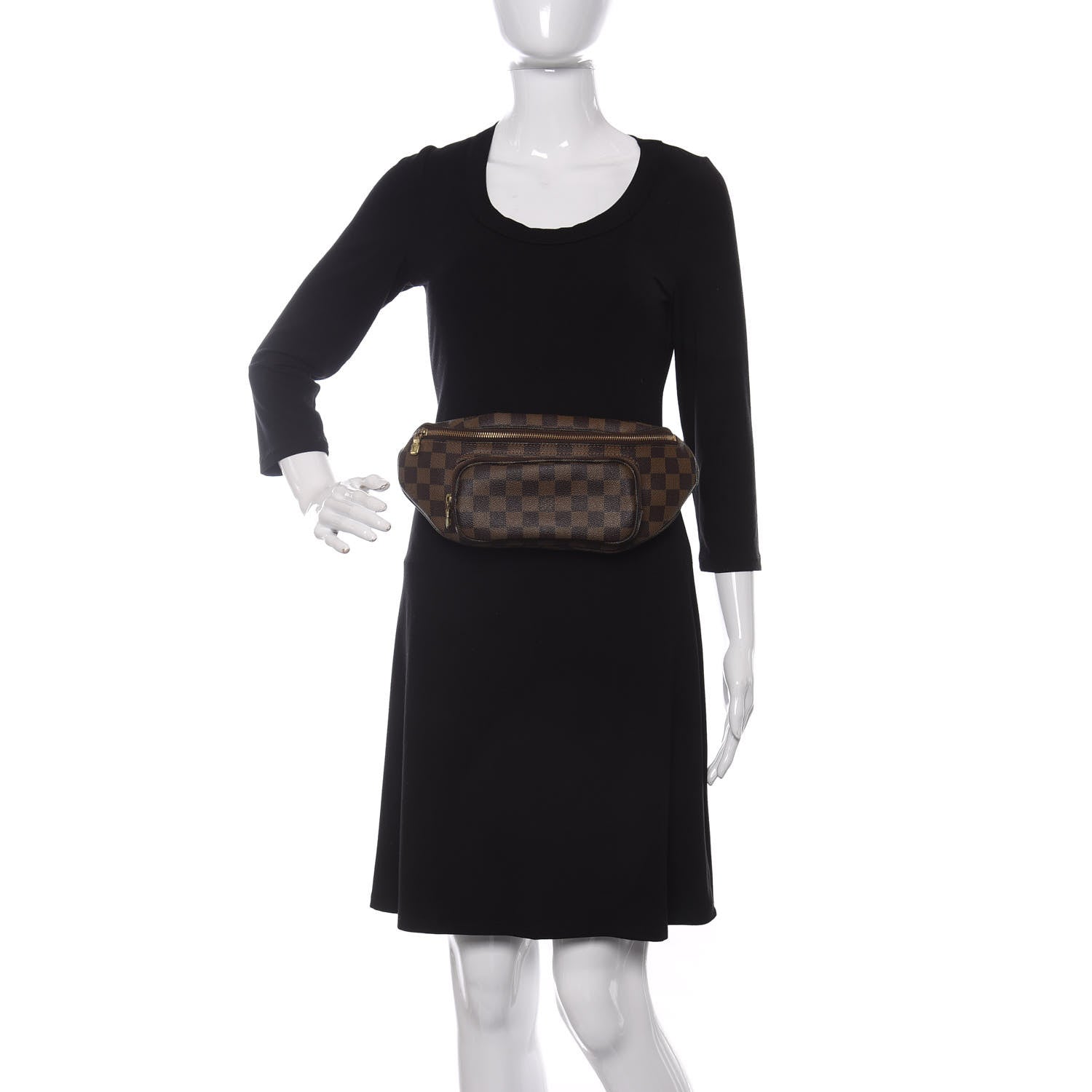 Louis Vuitton Damier Ebene Melville Bum Bag 2 of 10