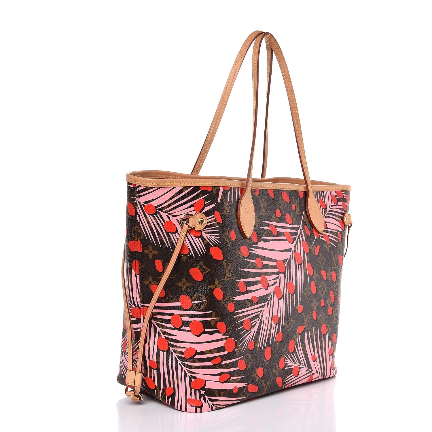 Louis Vuitton Monogram Jungle Dots Neo Neverfull MM Sugar Pink Poppy 3 of 8