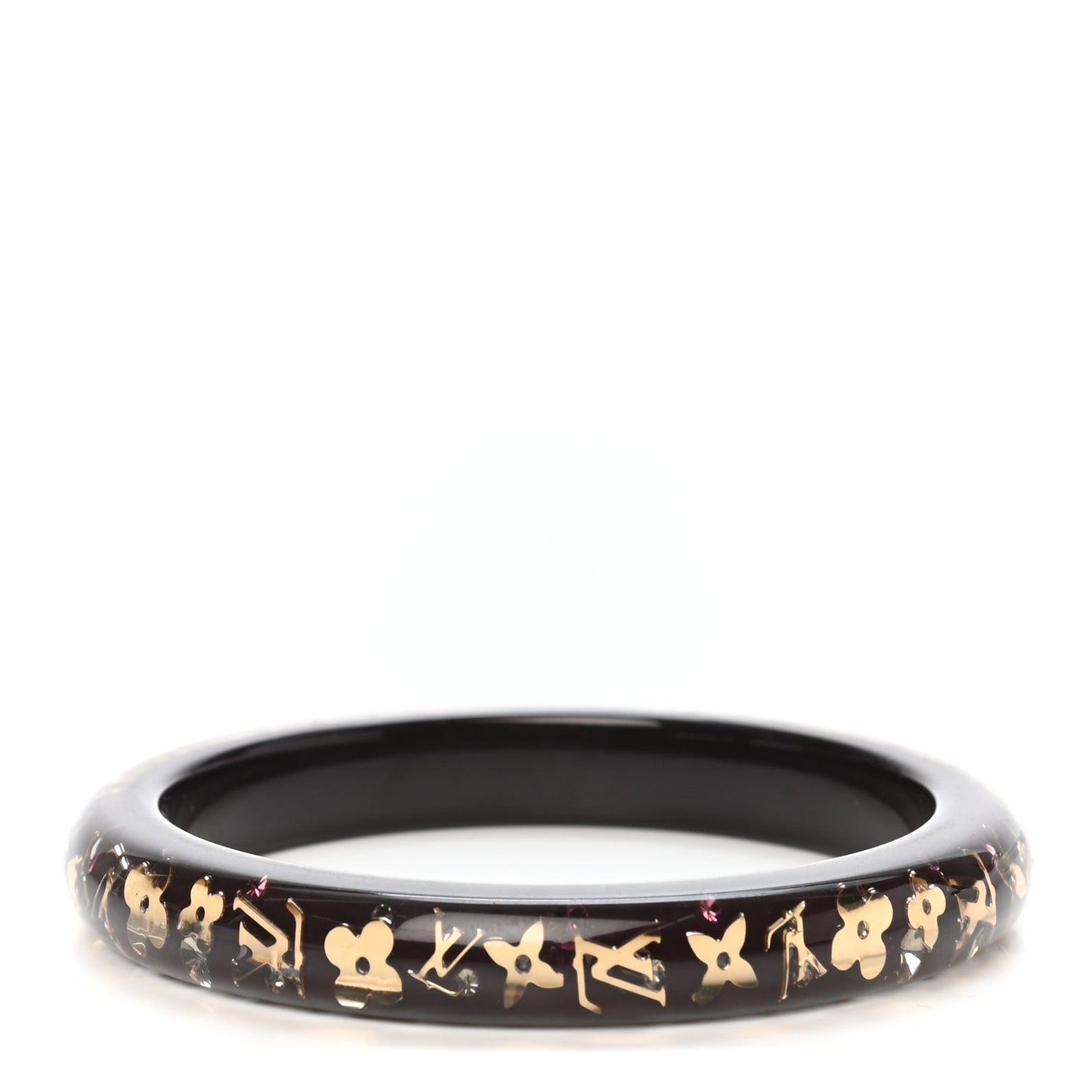Resin Swarovski Medium Inclusion Bracelet PM Amarante
