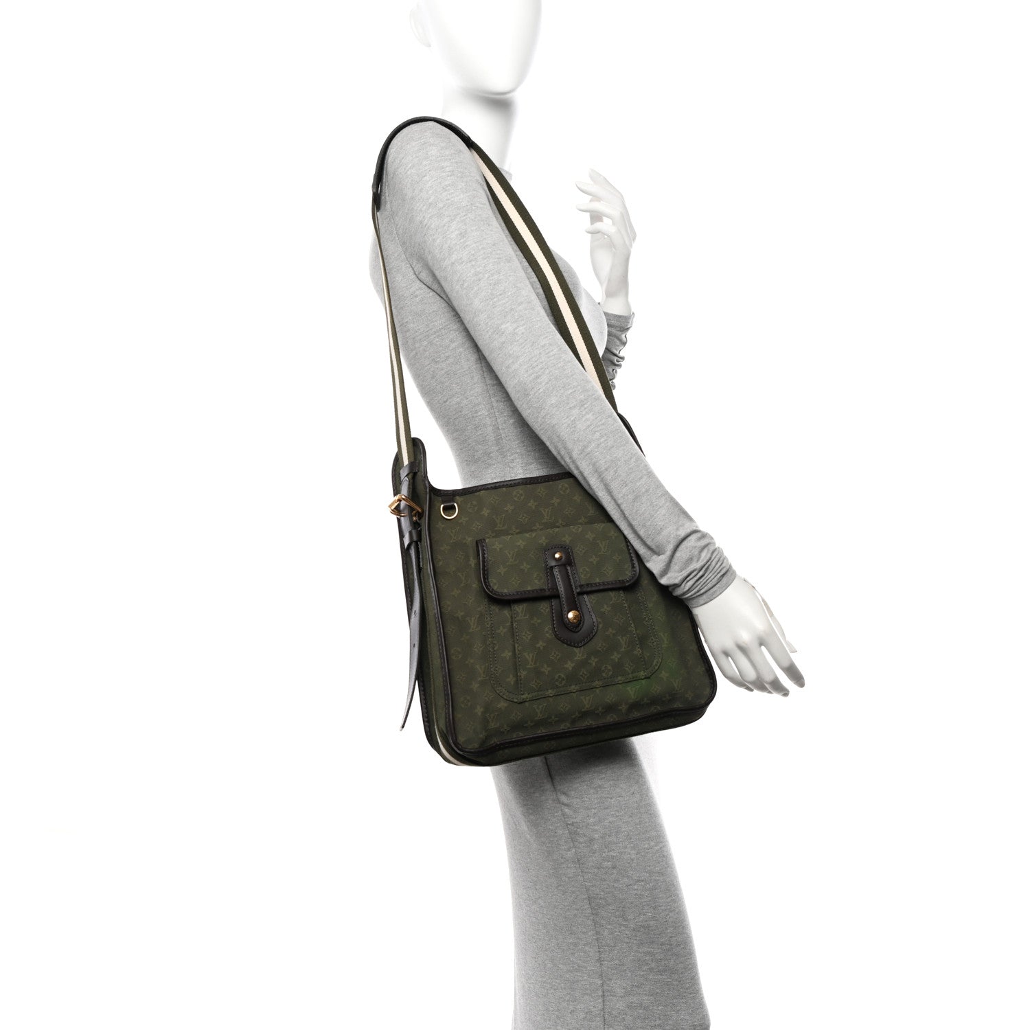 Louis Vuitton Mini Monogram Besace Mary Kate Kaki 2 of 11