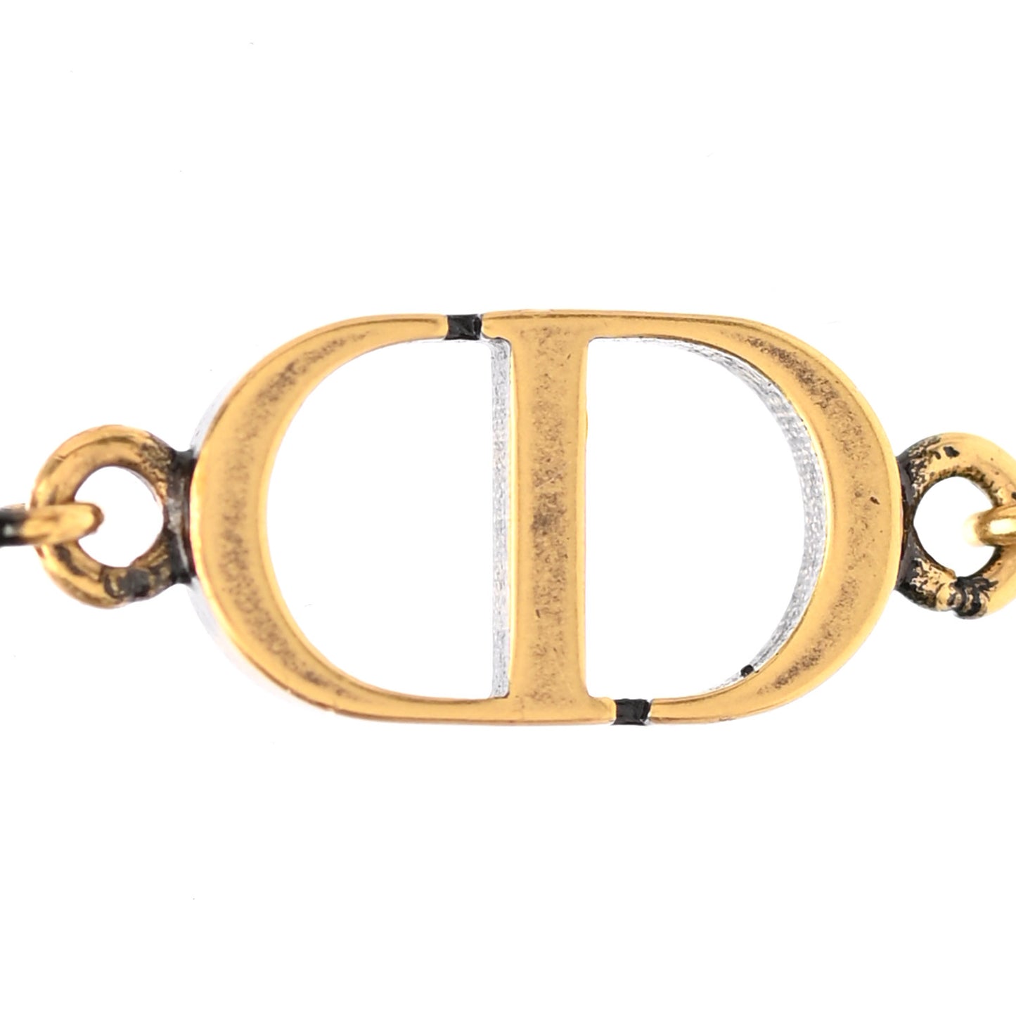 Metal Crystal Bracelet Gold