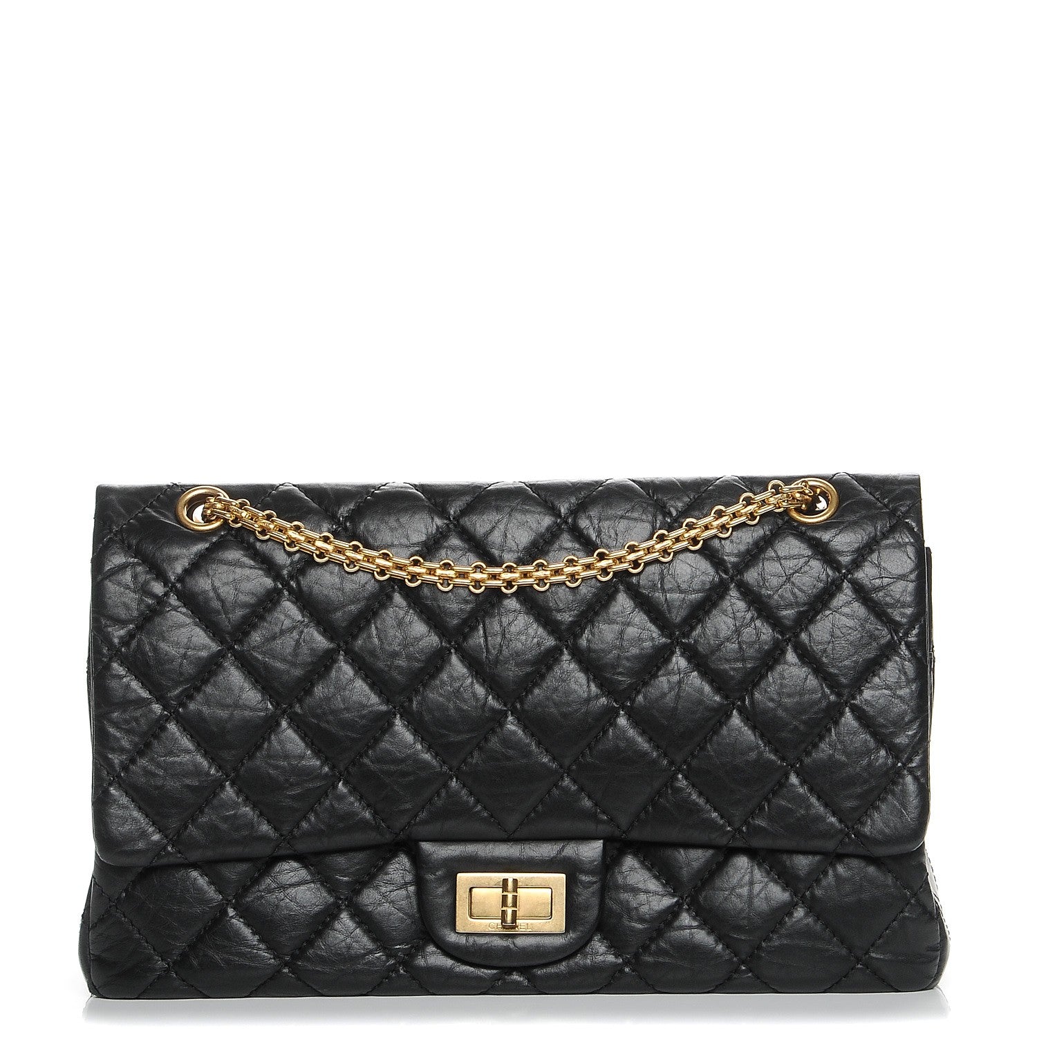 Chanel Aged Calfskin Quilted 2.55 Reissue 227 Flap Black 1 of 7