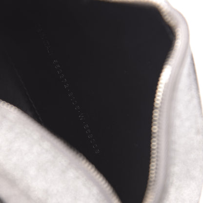 Balenciaga Glitter Calfskin Logo XS Everyday Camera Bag Silver 7 of 10