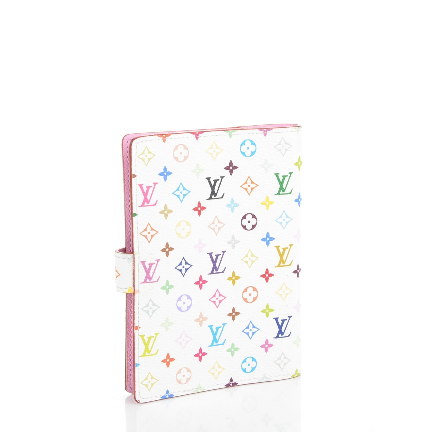 Monogram Multicolor Small Ring Agenda Cover White Litchi