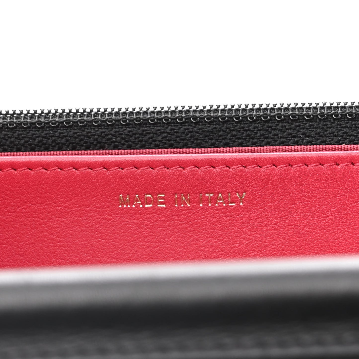 Calfskin Quilted Enchained Flap Black