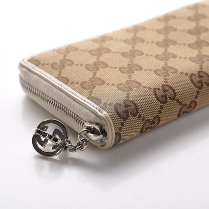 Gucci Monogram Large Twins Zip Around Wallet Off White 9 of 14