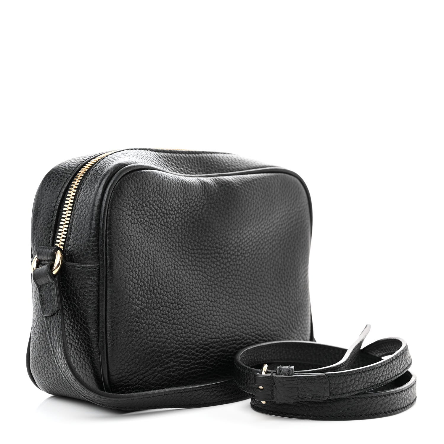 Gucci Pebbled Calfskin Small Soho Disco Bag Black 3 of 12