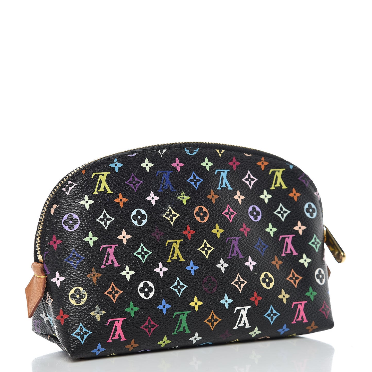 Monogram Multicolor Cosmetic Pouch Black Grenade
