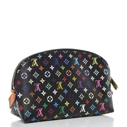 Louis Vuitton Monogram Multicolor Cosmetic Pouch Black Grenade 3 of 8