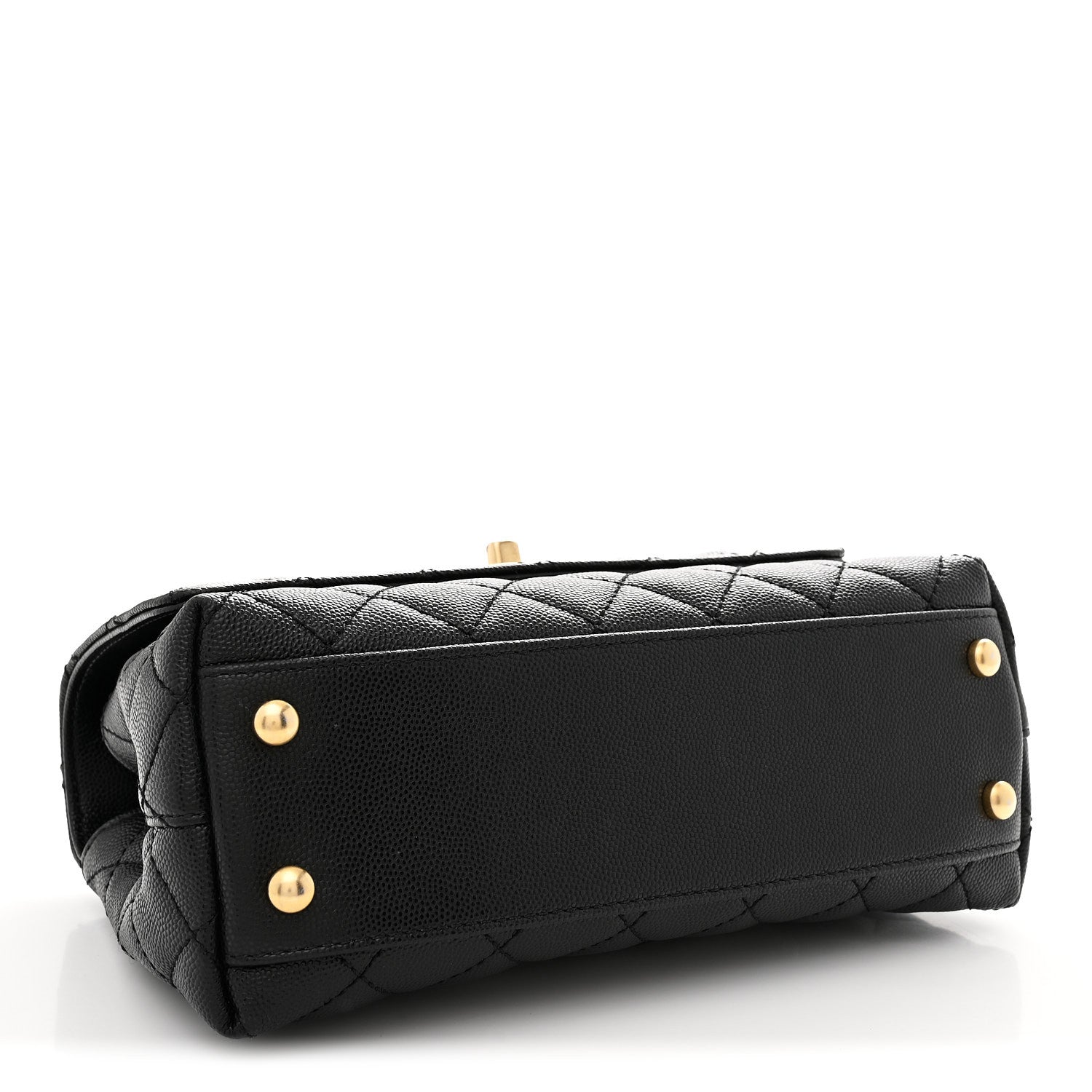 Chanel Caviar Quilted Mini Coco Chain Handle Flap Black 4 of 11