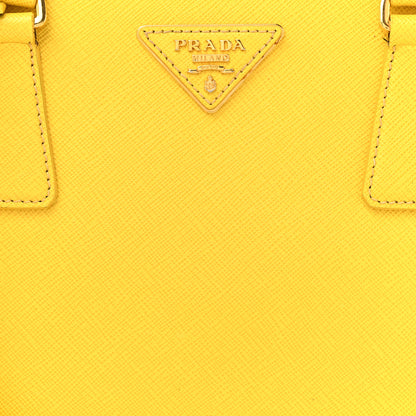 Prada Saffiano Lux Bowler Girasole 7 of 19