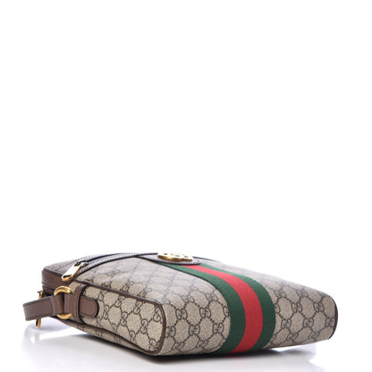 Gucci GG Supreme Monogram Web Small Ophidia Messenger Bag Brown 4 of 9