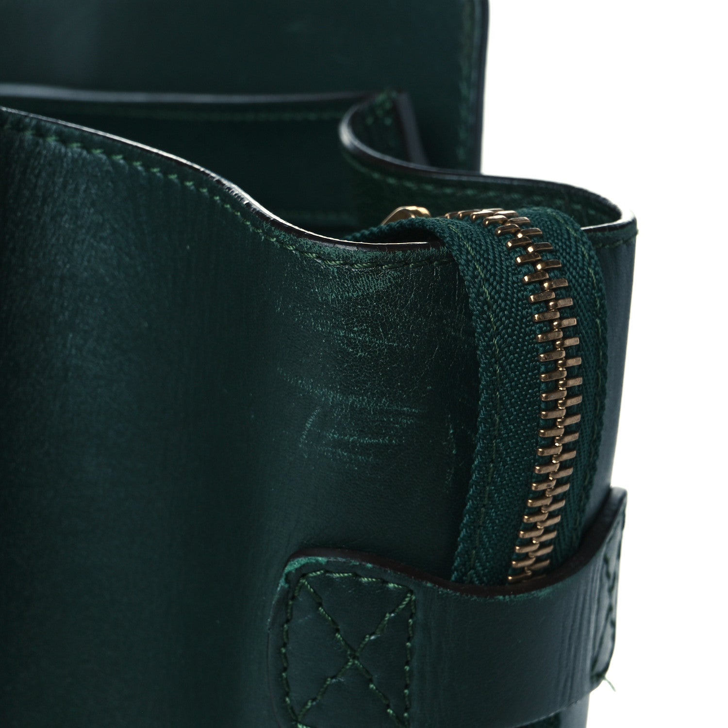 Celine Smooth Calfskin Mini Luggage Emerald 1085143 – FASHIONPHILE