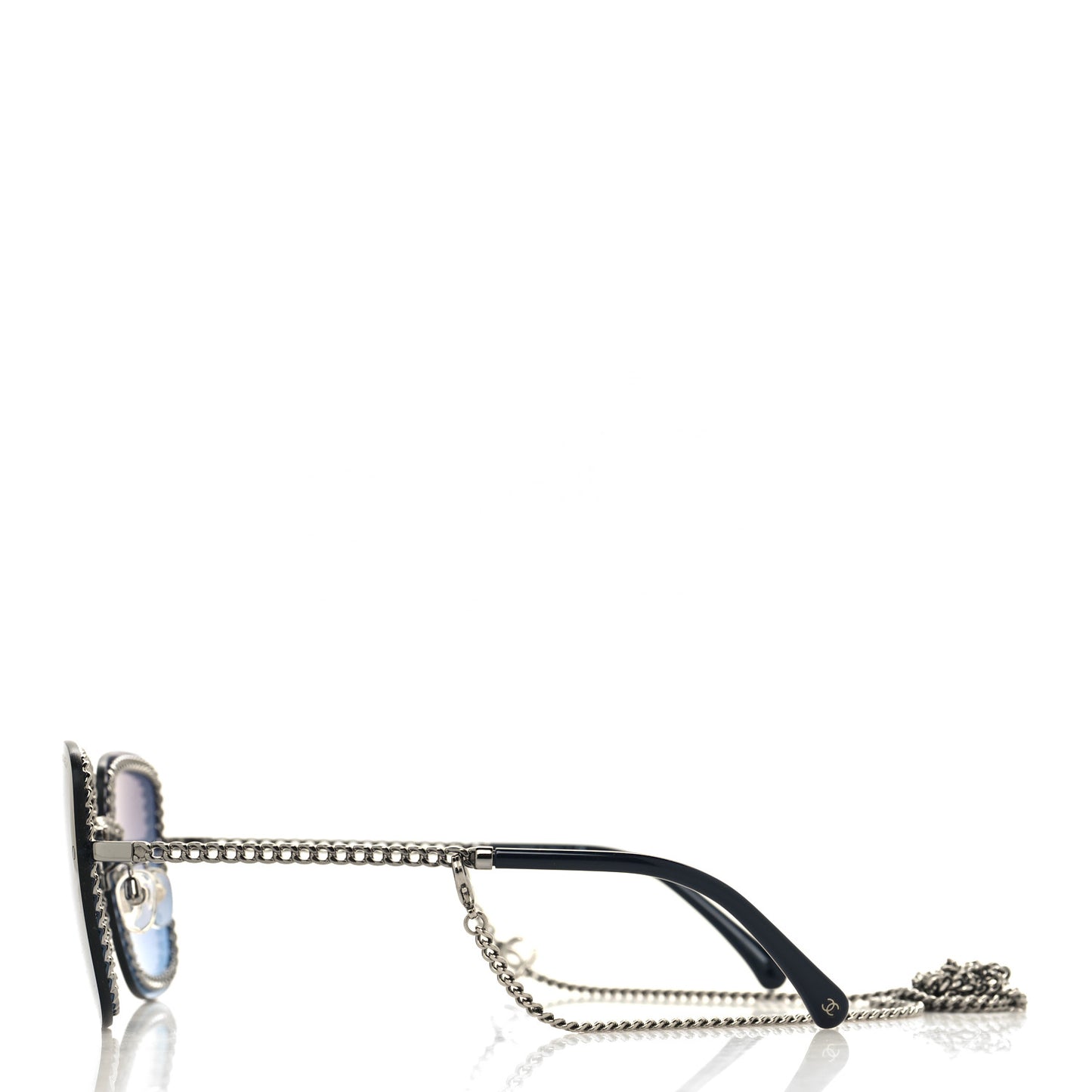 Chain Square Sunglasses 4244 Blue
