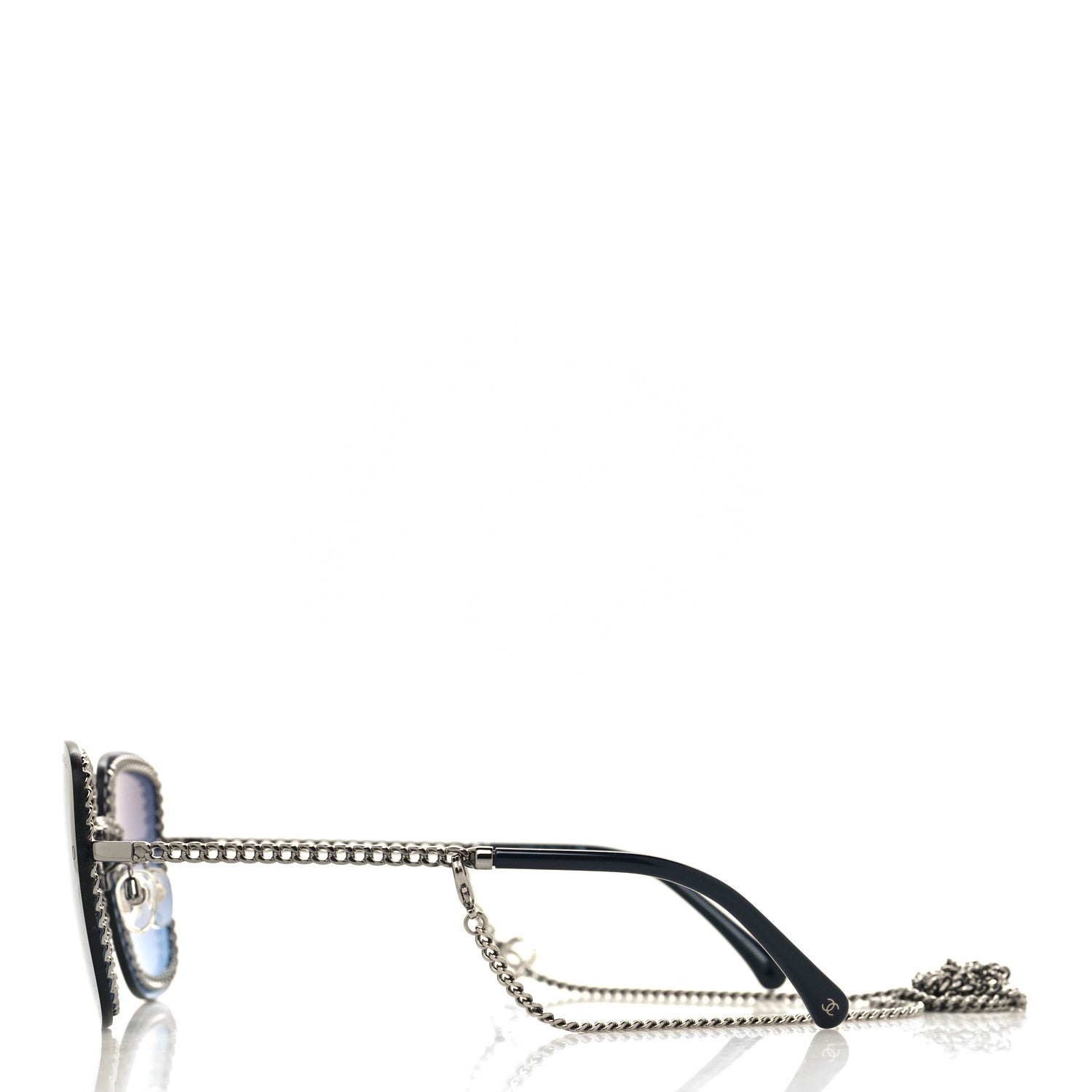 Chanel Chain Square Sunglasses 4244 Blue 3 of 7