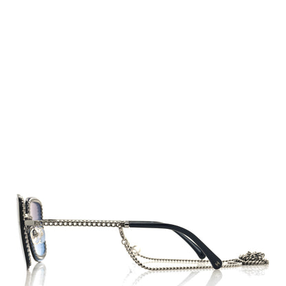 Chanel Chain Square Sunglasses 4244 Blue 3 of 7