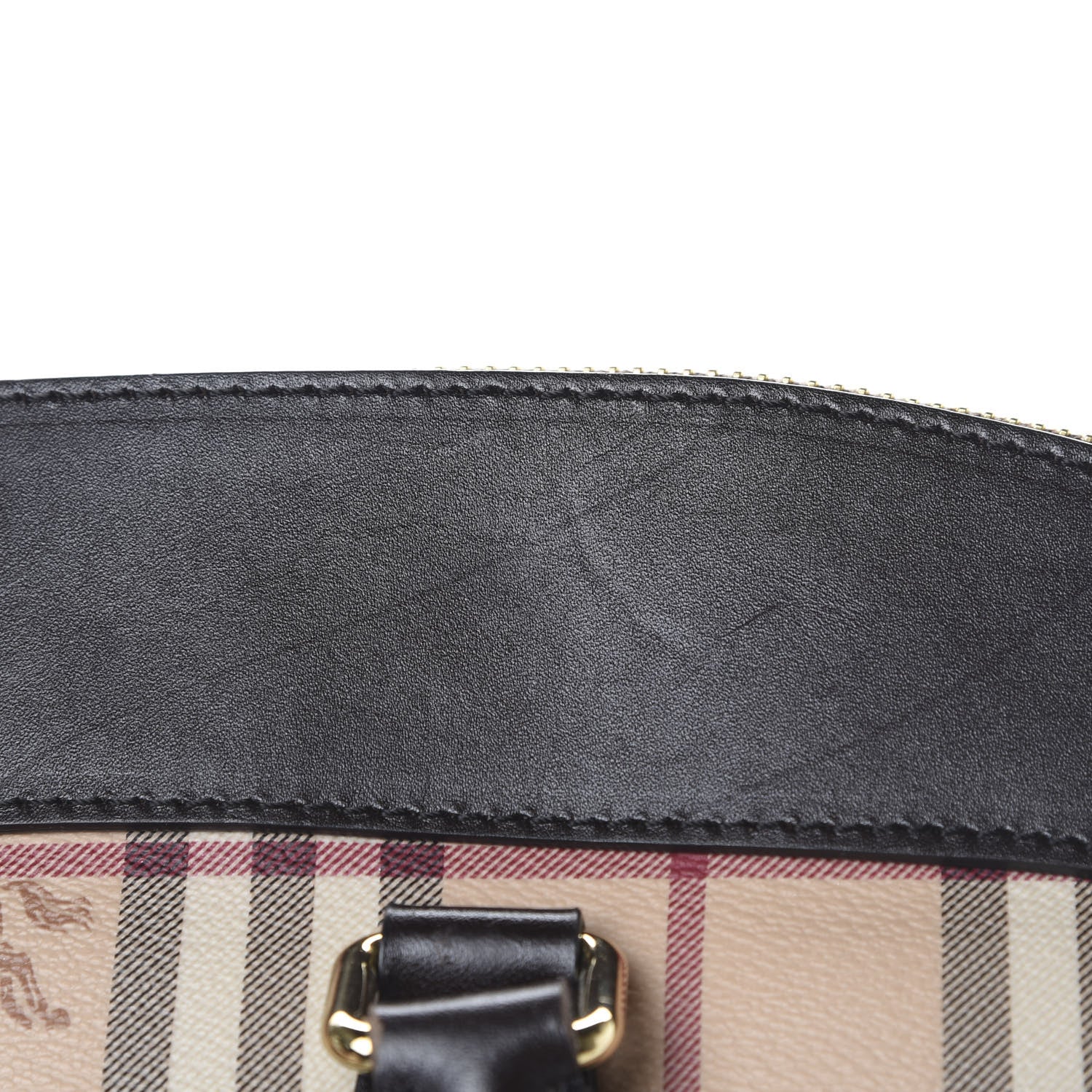 Burberry Haymarket Check Medium Primrose Tote Chocolate 13 of 15