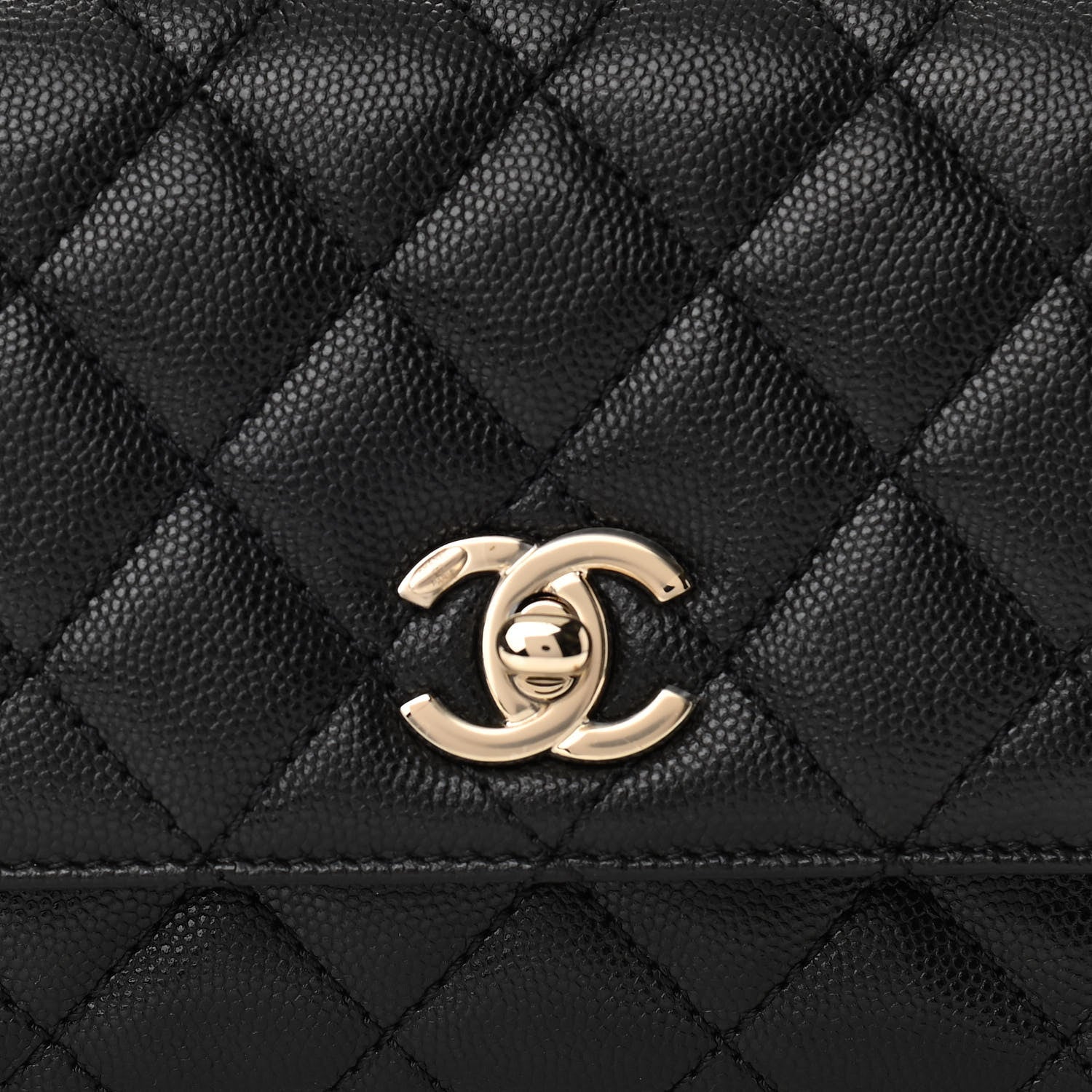 Chanel Caviar Quilted Extra Mini Coco Handle Flap Black 8 of 10