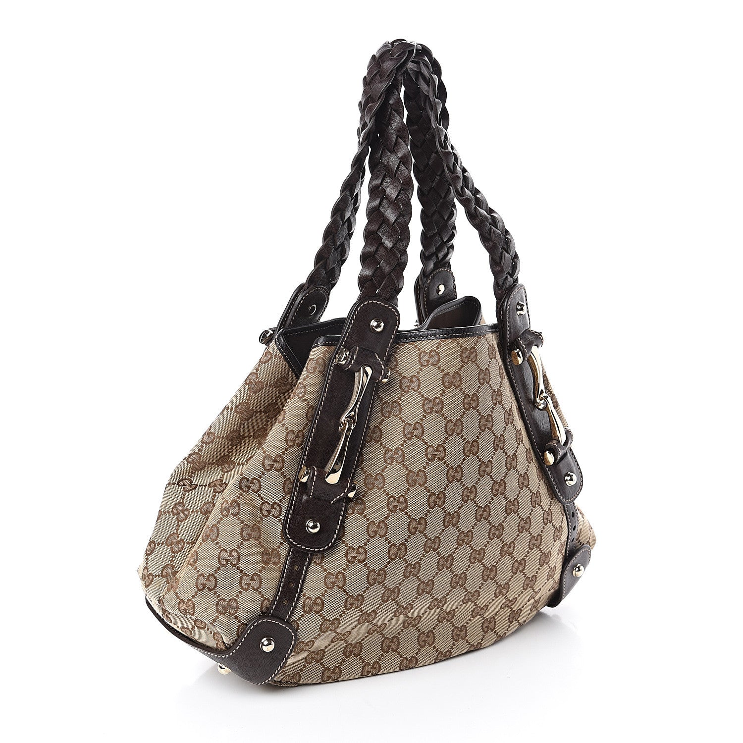 Gucci Monogram Small Pelham Shoulder Bag Dark Brown 2 of 8