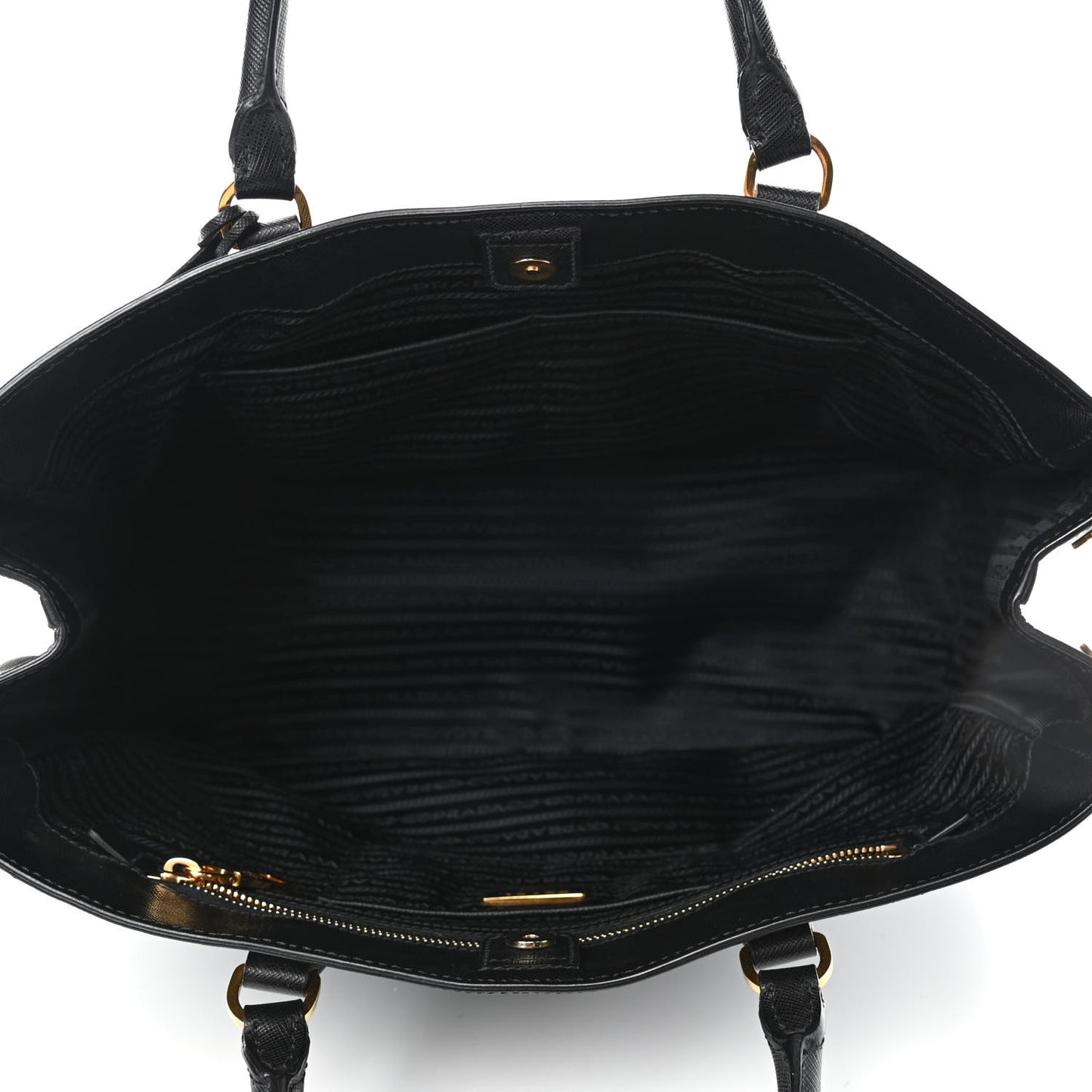 Saffiano Lux Large Tote Nero Black