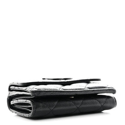 Chanel Caviar Quilted My Everything Small Flap Wallet Black 7 of 21