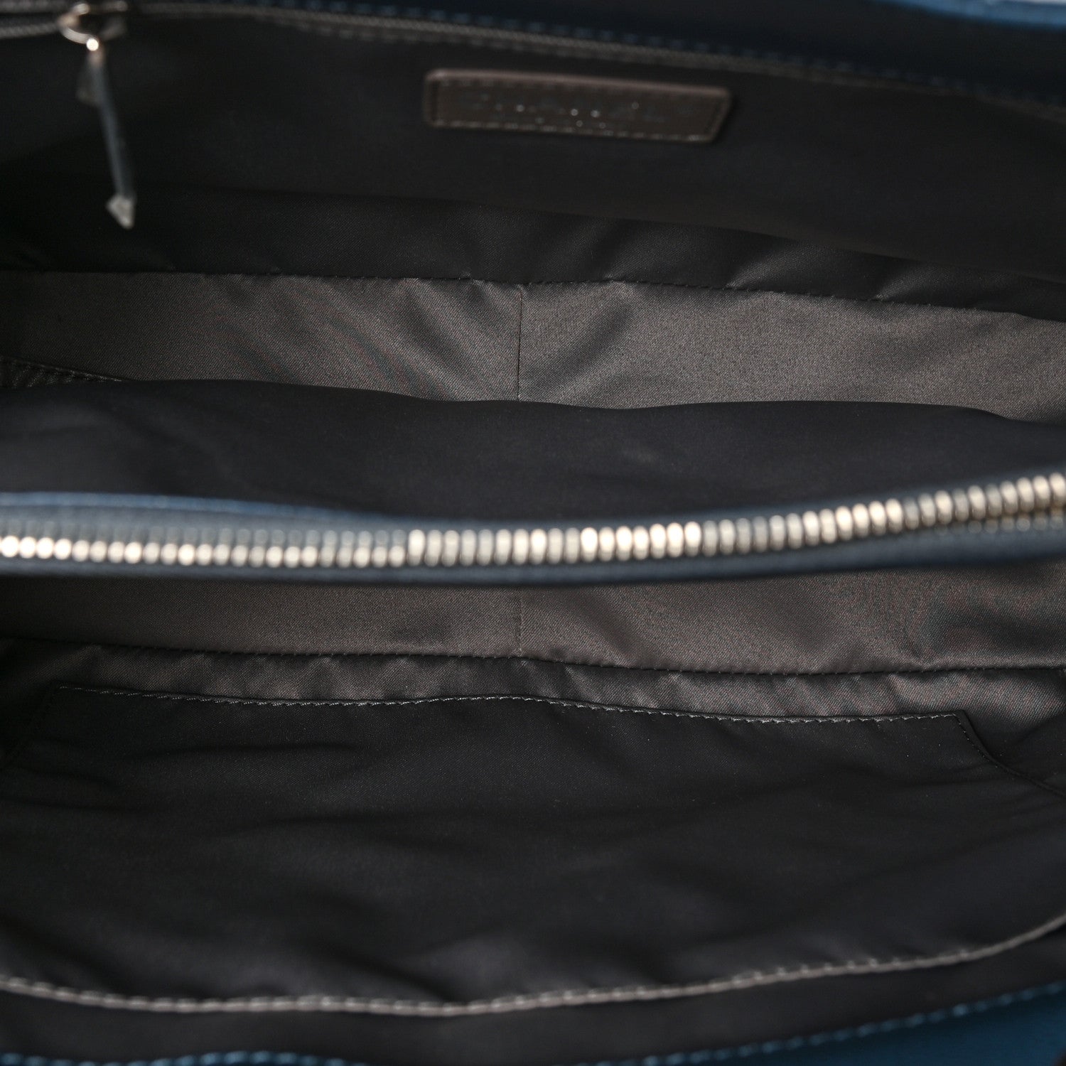 Chanel Caviar Quilted Grand Shopping Tote GST Blue 5 of 8