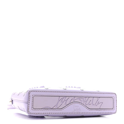 Christian Louboutin Calfskin Loubinthesky Mini East West Cabata Tote Lavender 4 of 13
