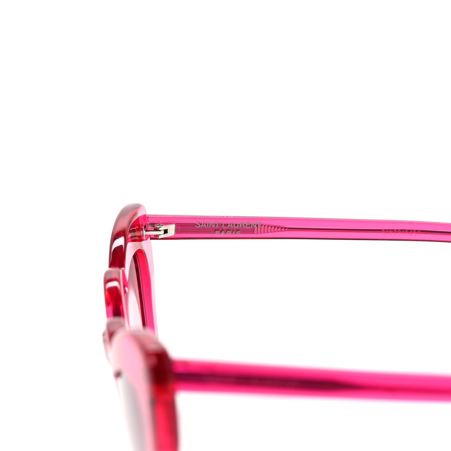 Saint Laurent Acetate Heart Frame Loulou SL181 Sunglasses Pink 5 of 8