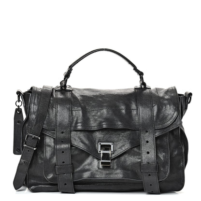 Proenza Schouler Lambskin Medium PS1 Satchel Black 1 of 16