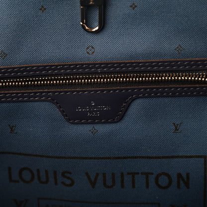 Louis Vuitton Monogram Escale Neverfull MM Blue 8 of 11