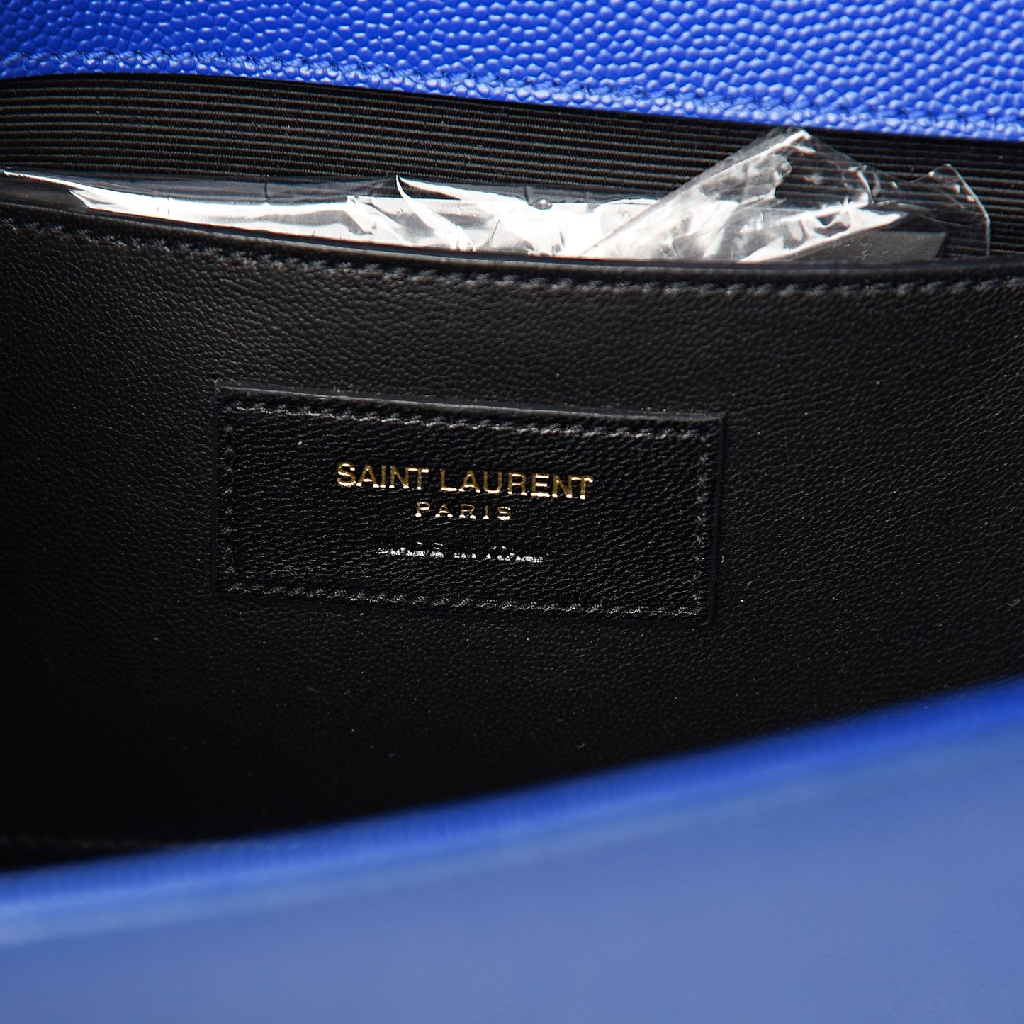 Grain De Poudre Classic Monogram Cassandre Clutch Cobalt