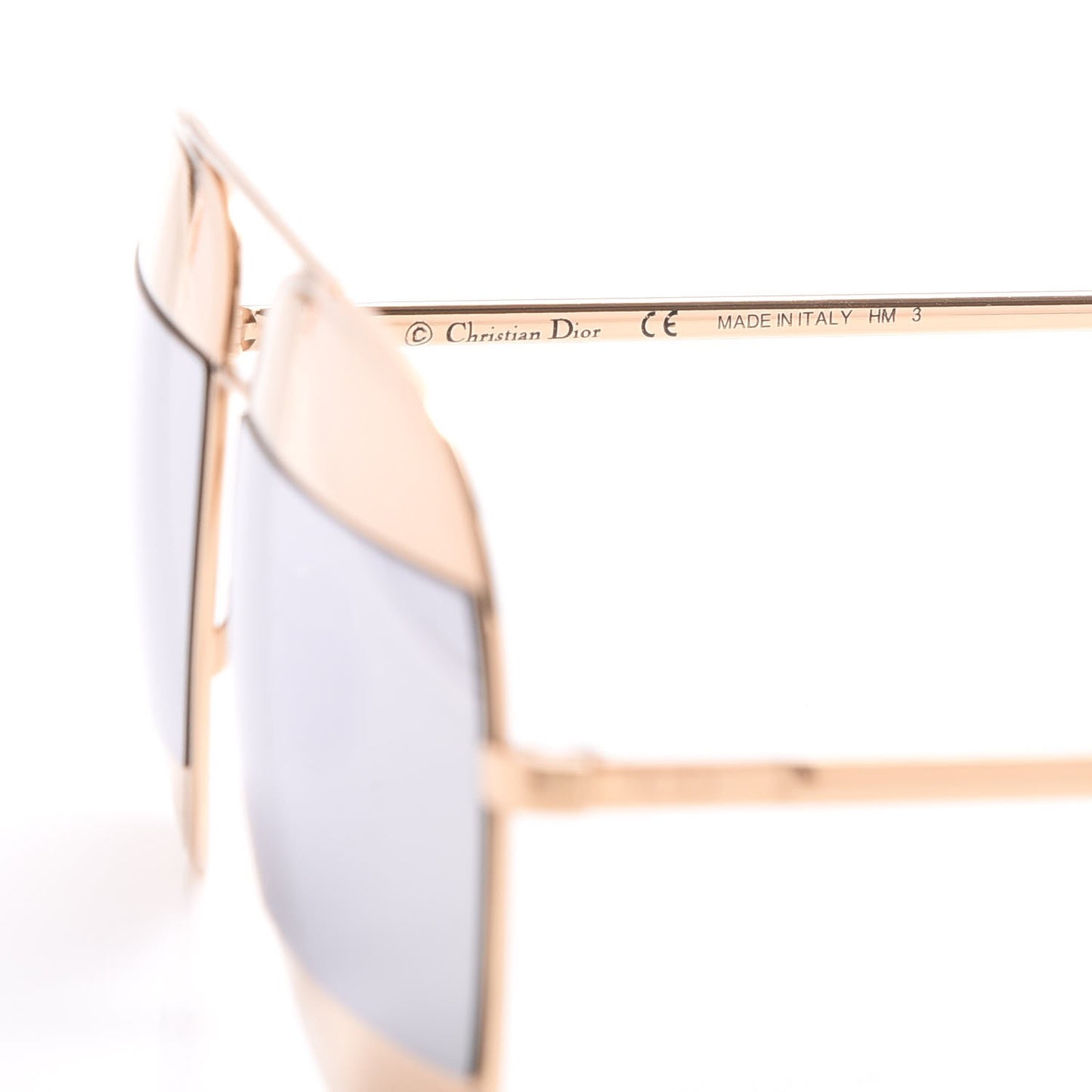 Split 1 Aviator Sunglasses Gold