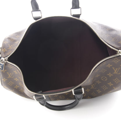 Louis Vuitton Monogram Macassar Keepall Bandouliere 45 4 of 9