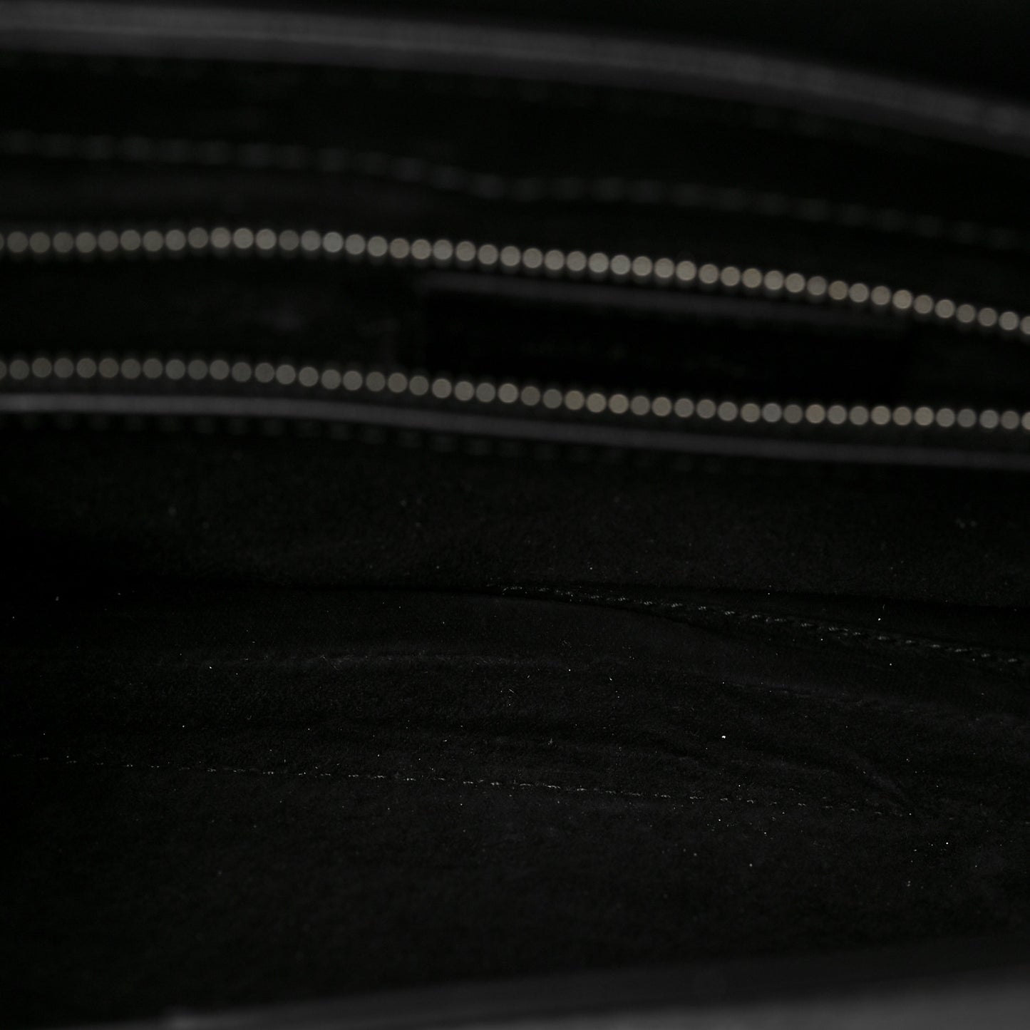 Nappa Chain Medallion Satchel Black