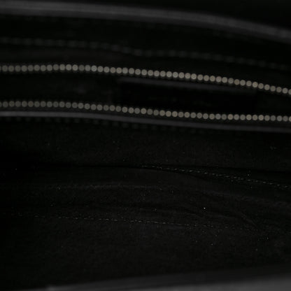Alexander McQueen Nappa Chain Medallion Satchel Black 5 of 9