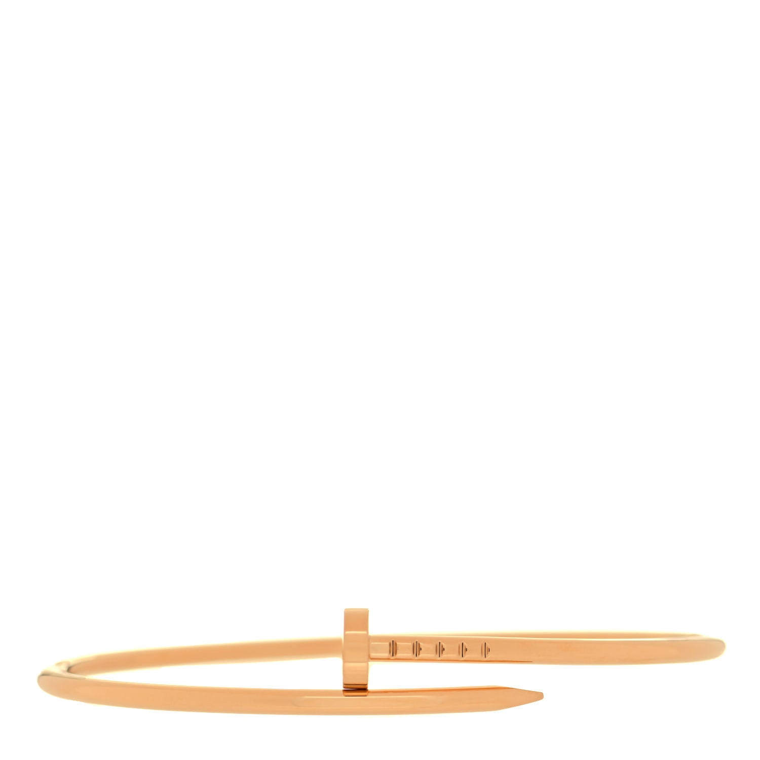 Cartier 18K Yellow Gold Small Juste Un Clou Bracelet 18 1 of 5