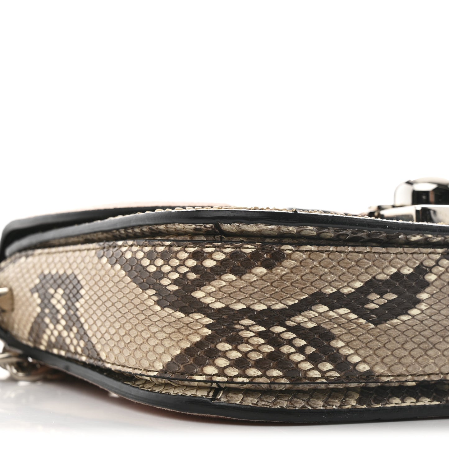 Metallic Ayers Suede Arcade Crossbody Bag Multicolor