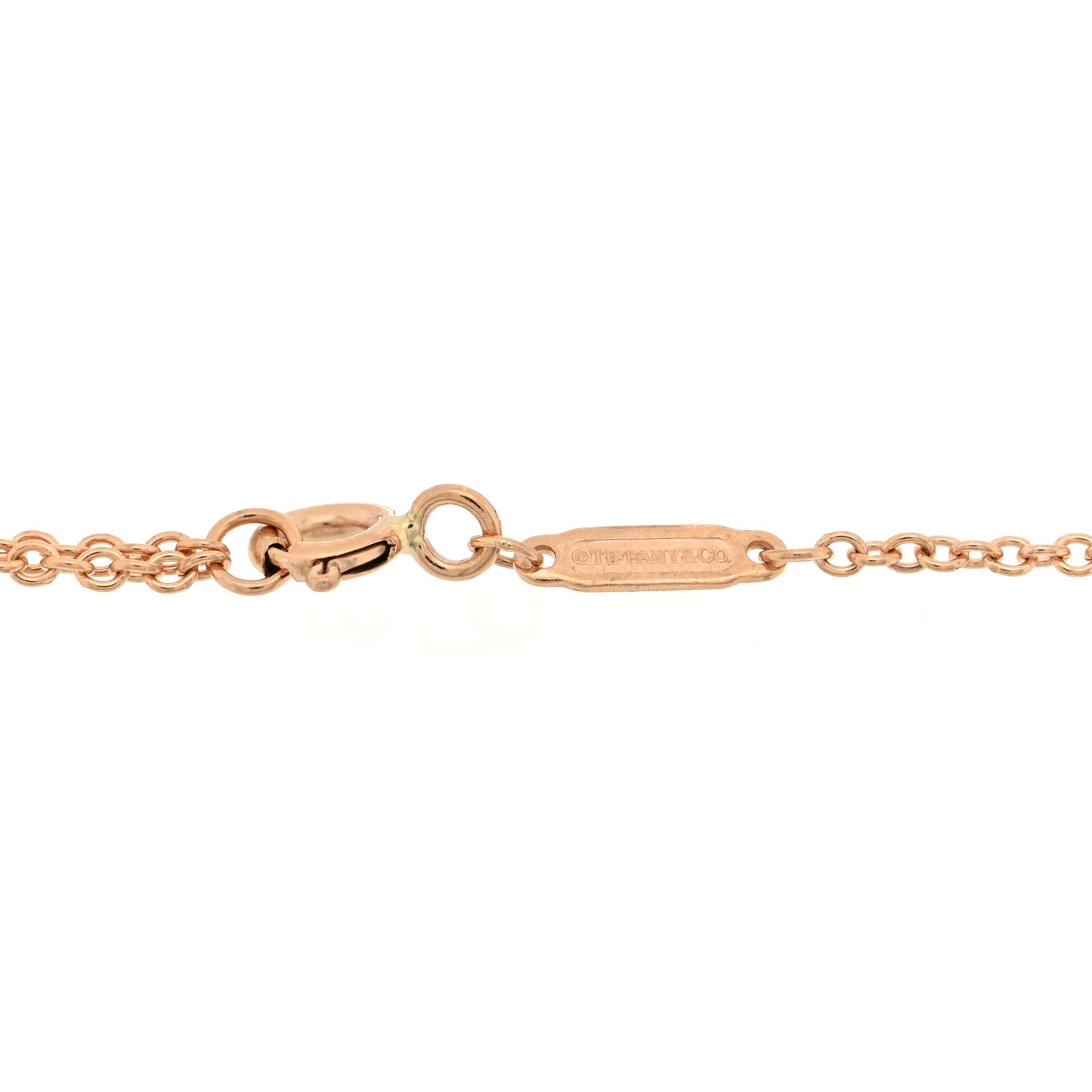 18K Rose Gold Diamond Mini T Smile Bracelet