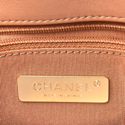 Chanel Lambskin Quilted Medium Chanel 19 Flap Brown 6 of 11
