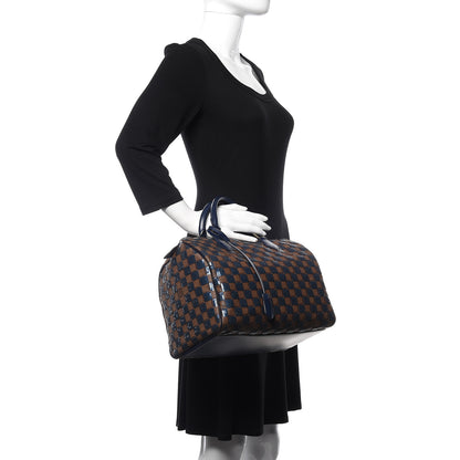 Louis Vuitton Damier Paillettes Speedy 30 Blue 2 of 10