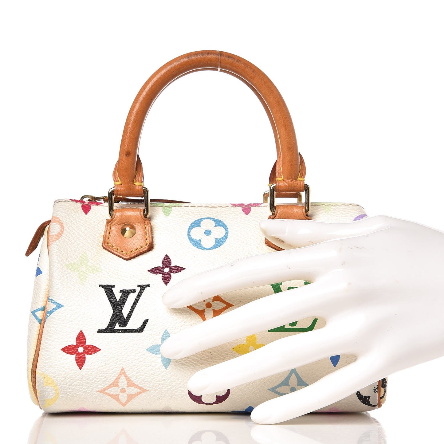 Monogram Multicolor Mini Sac HL Speedy White