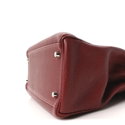 Hermes Taurillon Clemence Kelly Retourne 32 Rouge Grenat 10 of 10