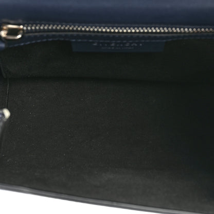 Givenchy Calfskin Mini Pandora Box Logo Strap Crossbody Bag Moroccan Blue 5 of 9