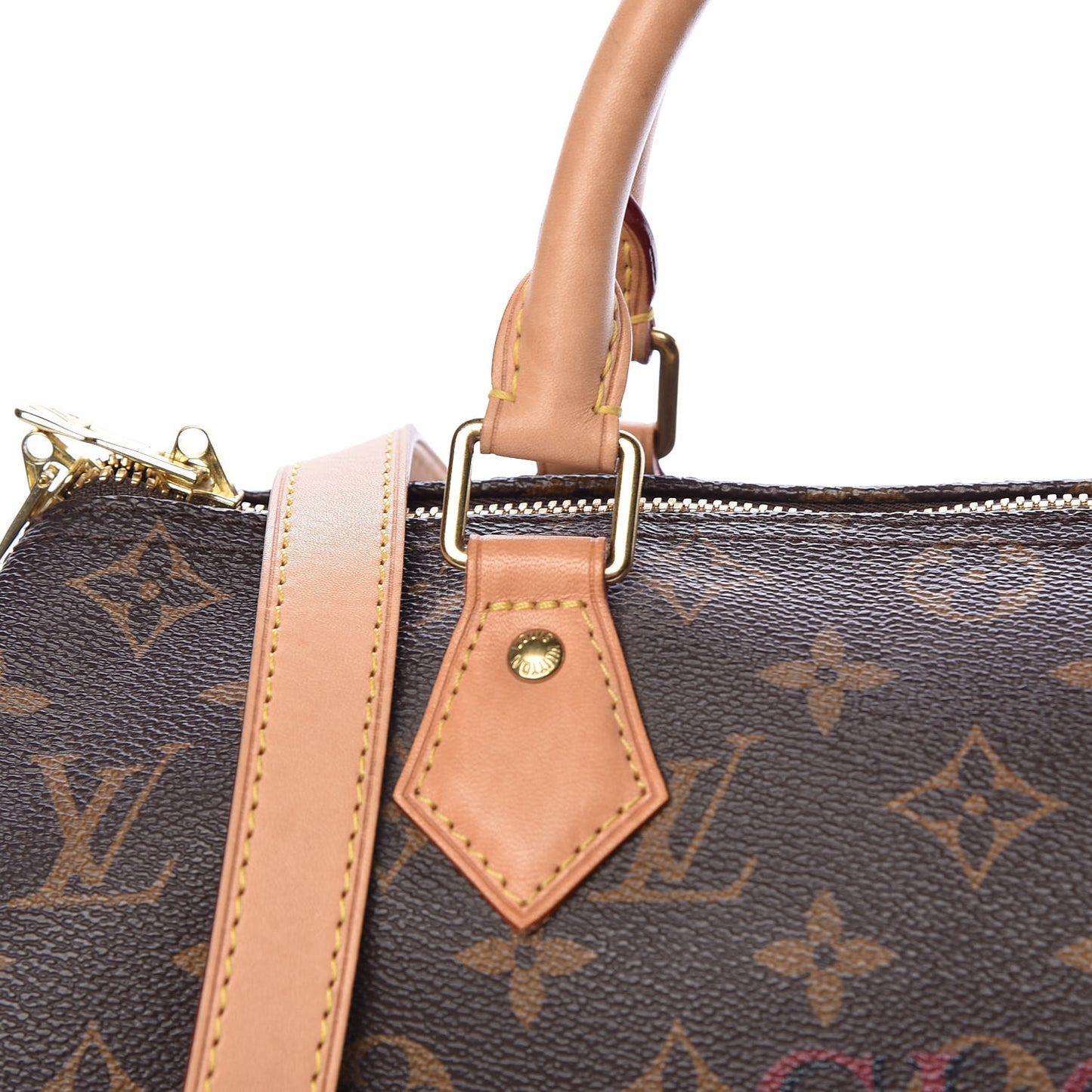 Monogram My LV Heritage Speedy Bandouliere 30 Bordeaux Black
