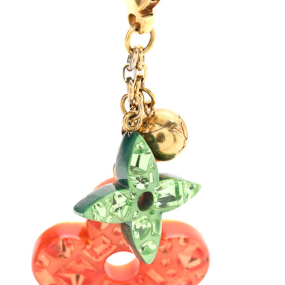 Louis Vuitton Resin Strass Glam Flower Bag Charm Multicolor 4 of 4