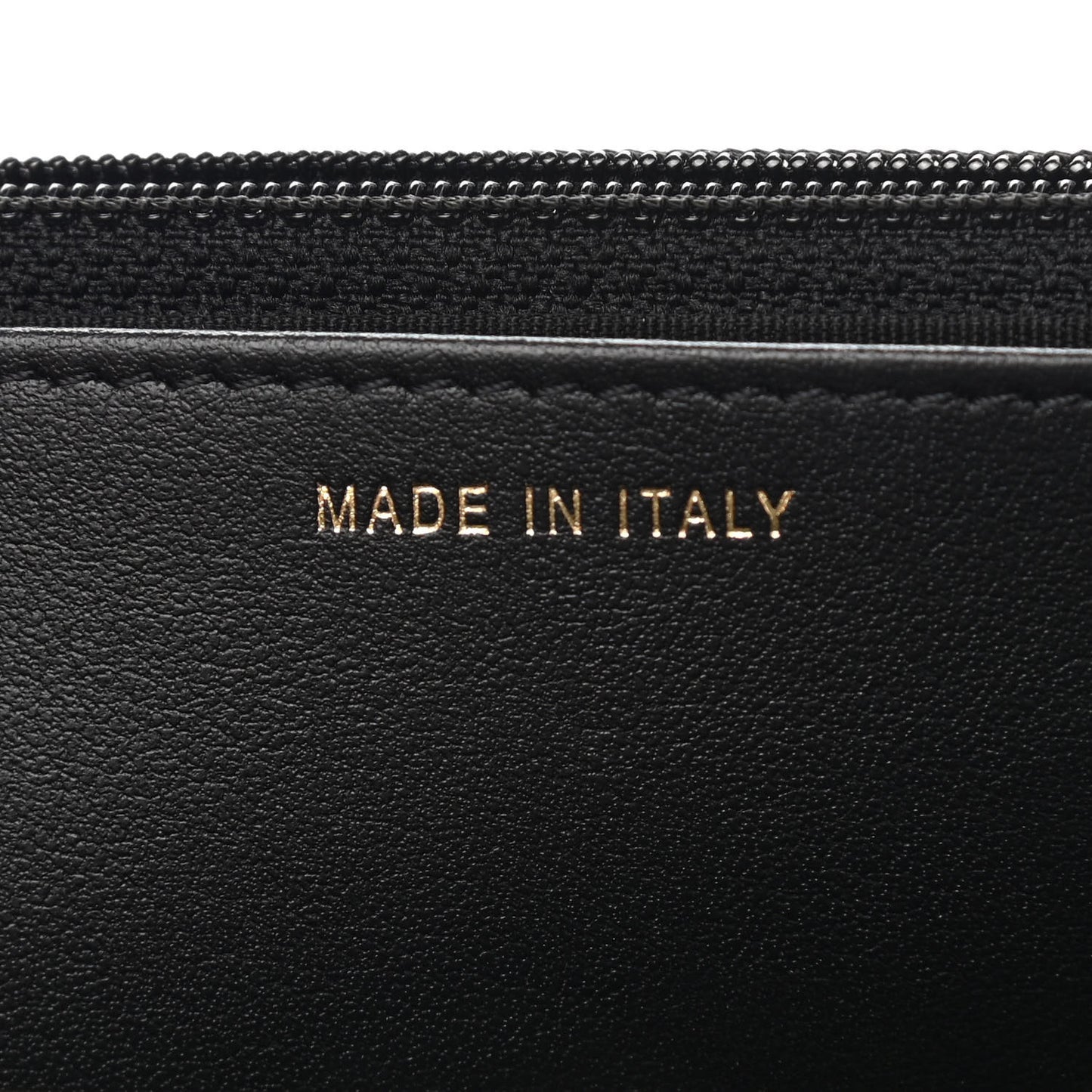 Caviar Quilted CC Filigree Wallet On Chain WOC Black