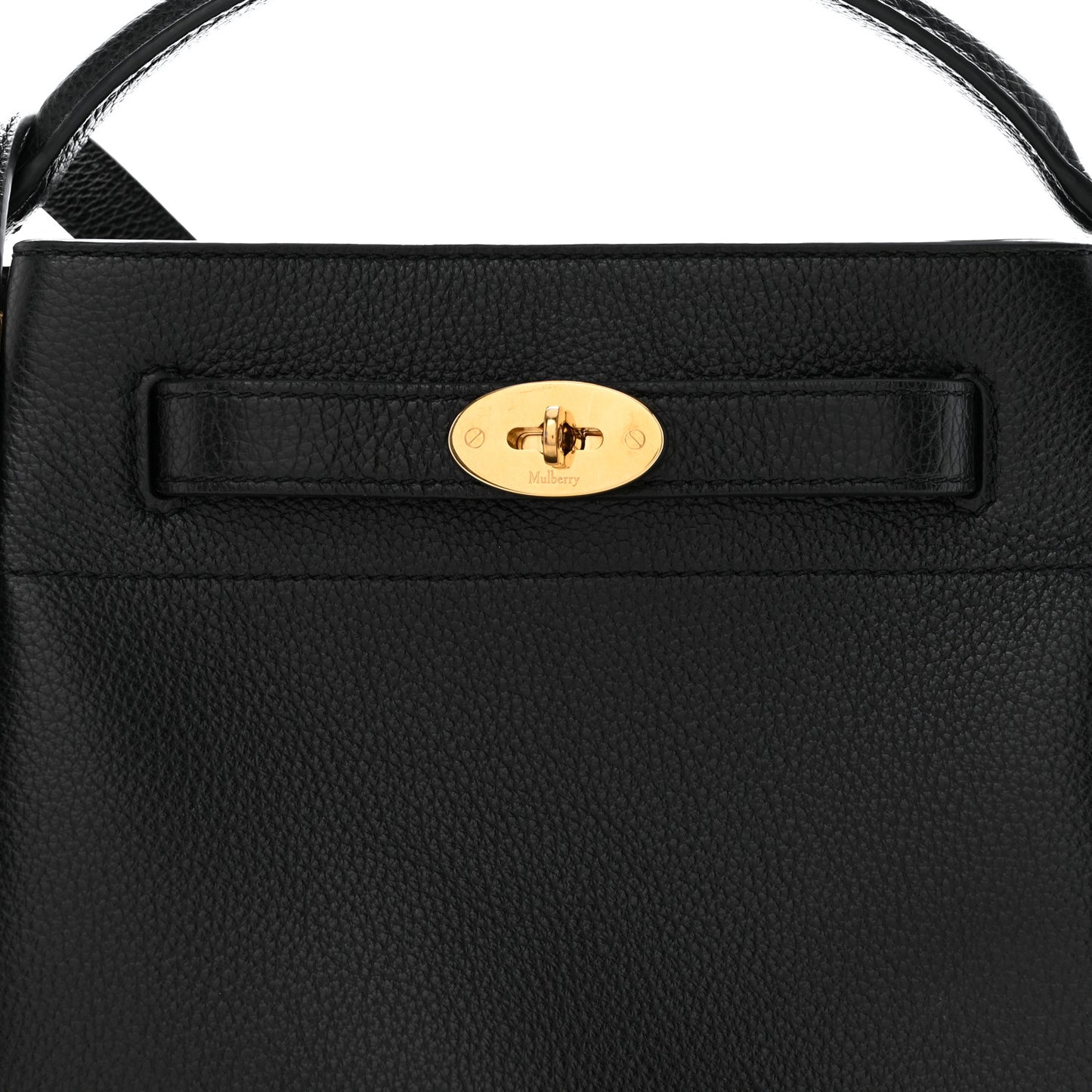 Small Classic Grain Islington Bucket Bag Black