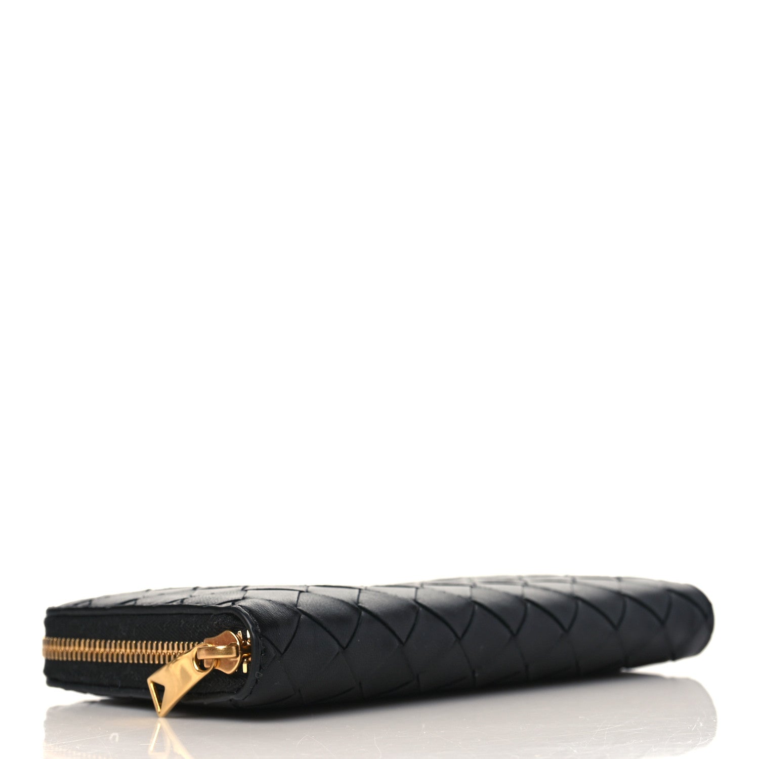 Bottega Veneta Nappa Intrecciato Zip Around Wallet Black 4 of 6