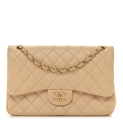 Chanel Lambskin Quilted Jumbo Double Flap Beige Clair 1 of 14