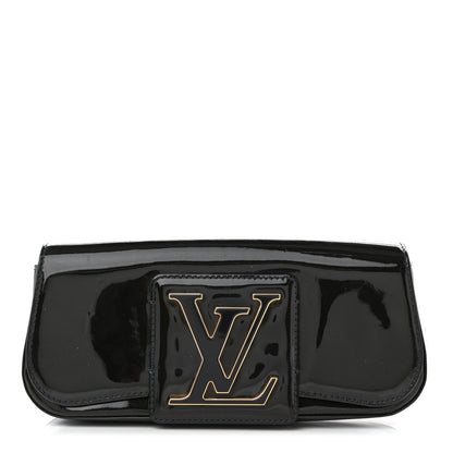 Louis Vuitton Patent Sobe Clutch Blue Infini 1 of 8